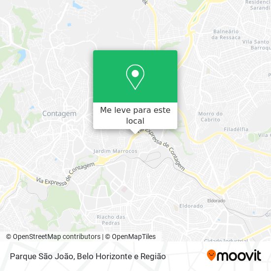 Parque São João mapa