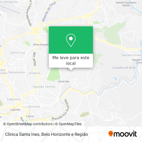 Clinica Santa Ines mapa