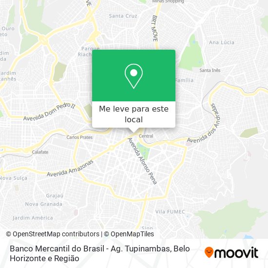 Banco Mercantil do Brasil - Ag. Tupinambas mapa