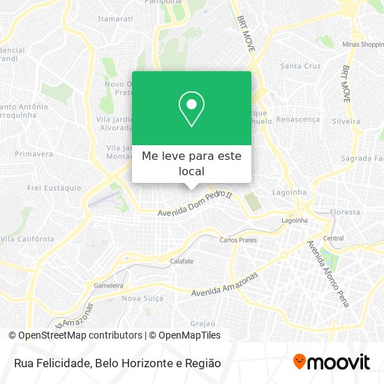 Rua Felicidade mapa