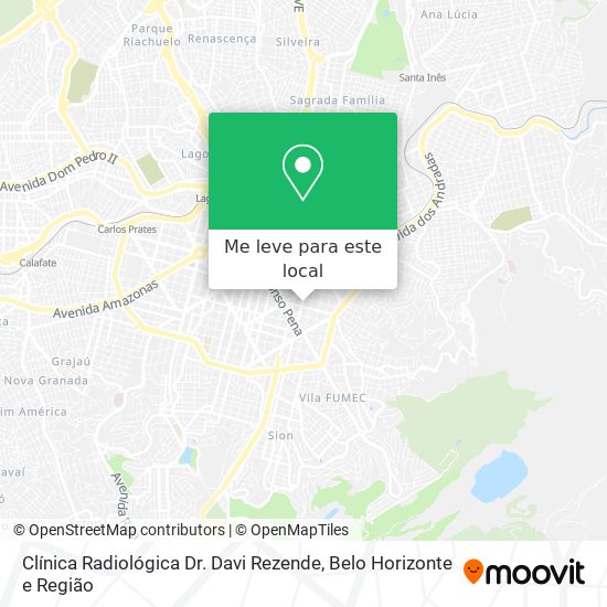 Clínica Radiológica Dr. Davi Rezende mapa