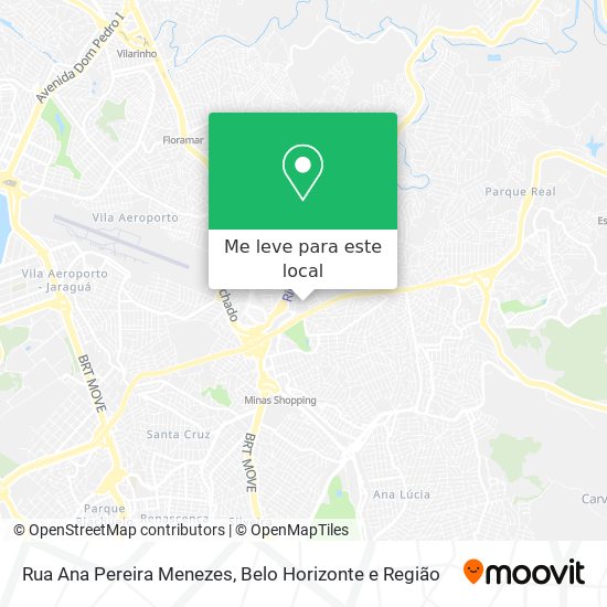 Rua Ana Pereira Menezes mapa