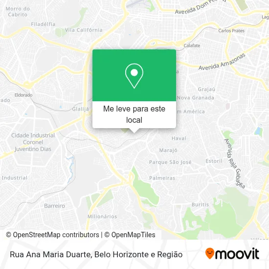 Rua Ana Maria Duarte mapa