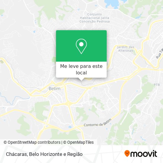 Chácaras mapa