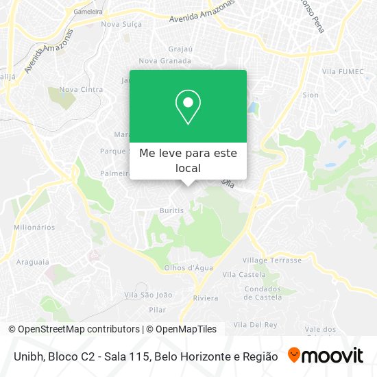 Unibh, Bloco C2 - Sala 115 mapa