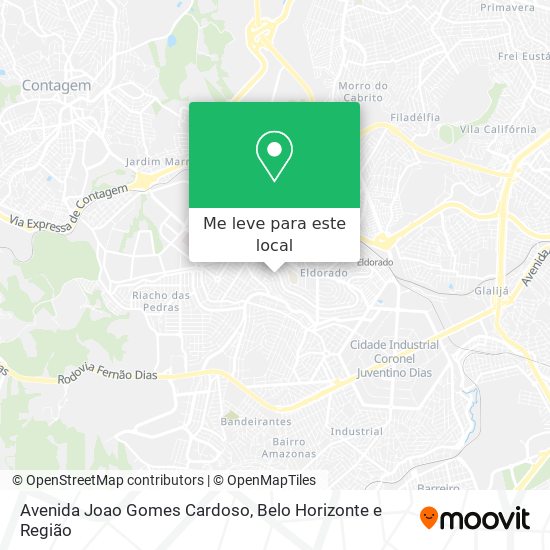 Avenida Joao Gomes Cardoso mapa