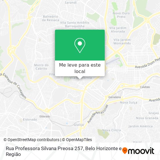 Rua Professora Silvana Preosa 257 mapa