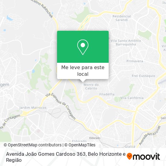 Avenida João Gomes Cardoso 363 mapa