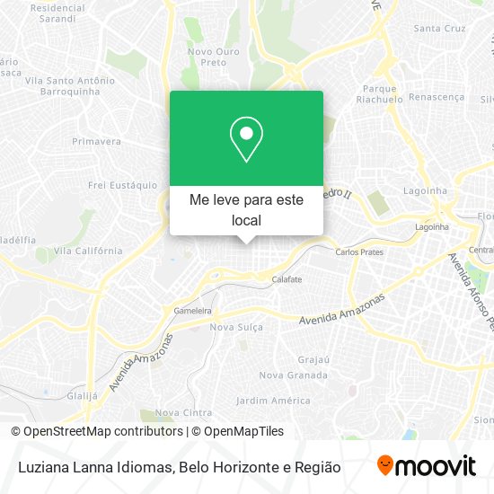 Luziana Lanna Idiomas mapa
