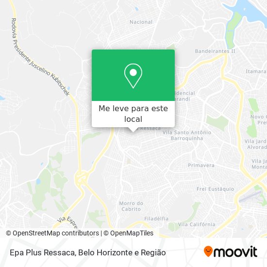 Epa Plus Ressaca mapa