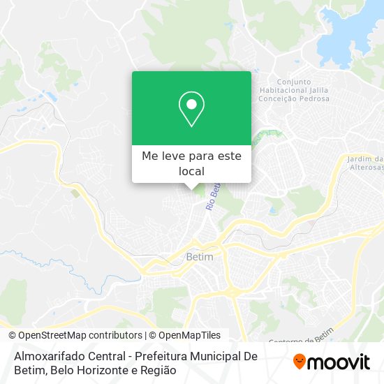 Almoxarifado Central - Prefeitura Municipal De Betim mapa