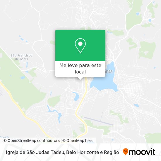 Igreja de São Judas Tadeu mapa