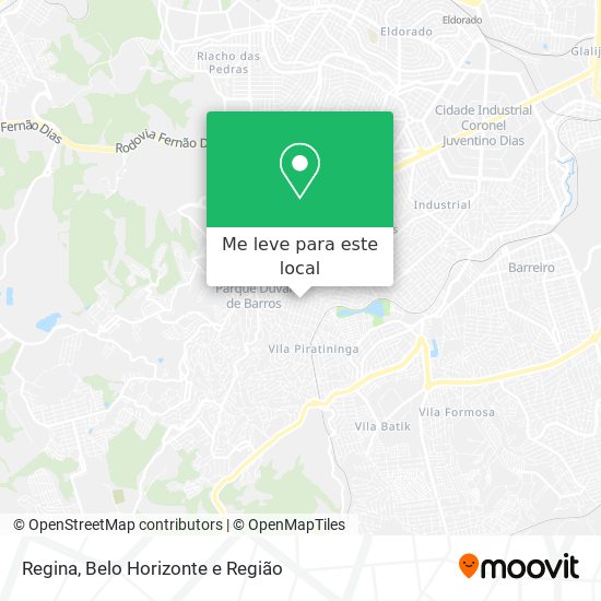 Regina mapa