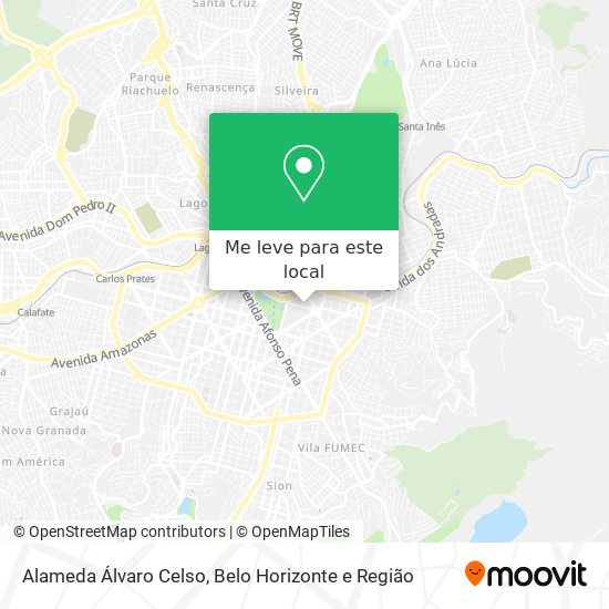 Alameda Álvaro Celso mapa