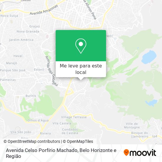 Avenida Celso Porfírio Machado mapa