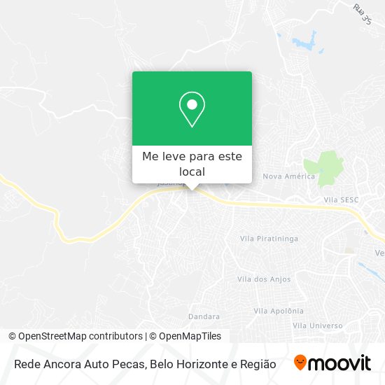 Rede Ancora Auto Pecas mapa