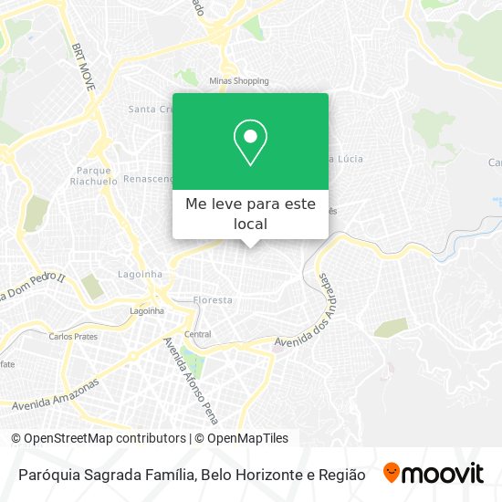 Paróquia Sagrada Família mapa