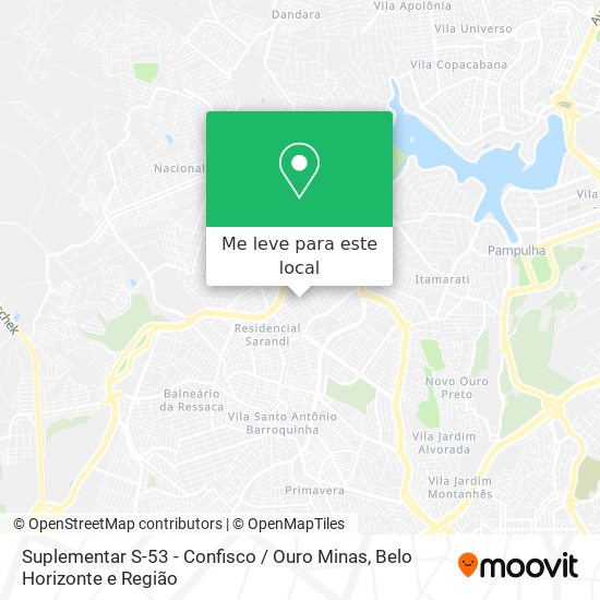 Suplementar S-53 - Confisco / Ouro Minas mapa