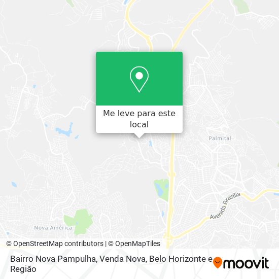 Bairro Nova Pampulha, Venda Nova mapa