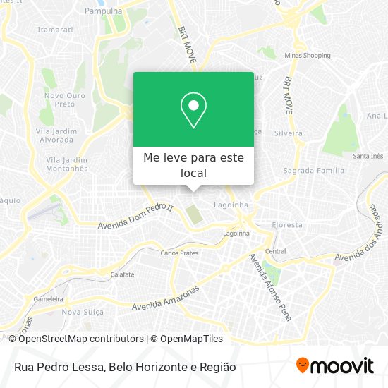 Rua Pedro Lessa mapa
