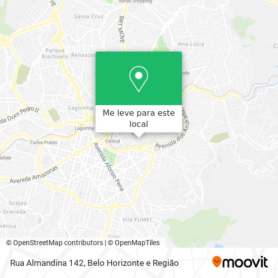 Rua Almandina 142 mapa