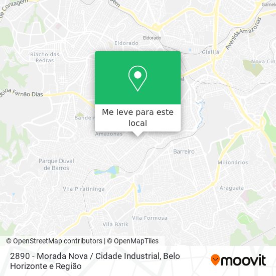 2890 - Morada Nova / Cidade Industrial mapa