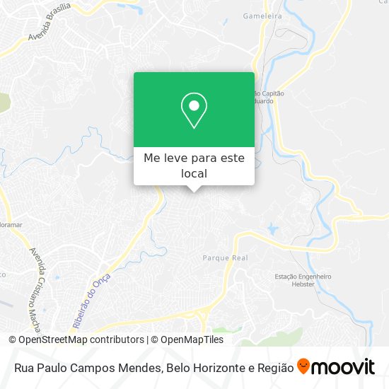 Rua Paulo Campos Mendes mapa