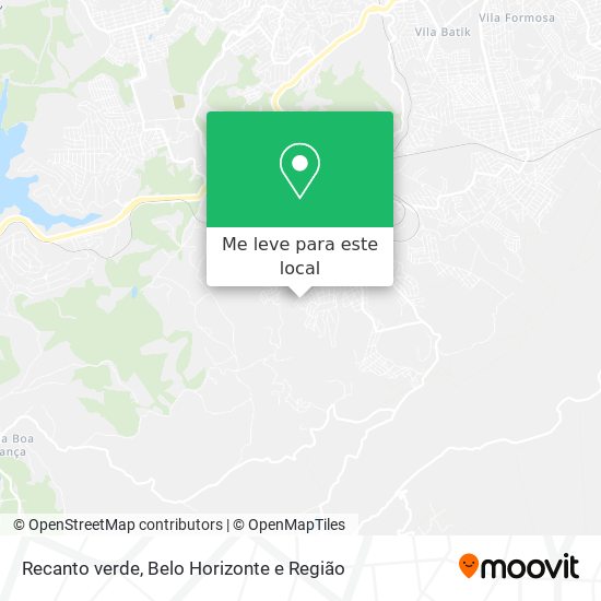 Recanto verde mapa