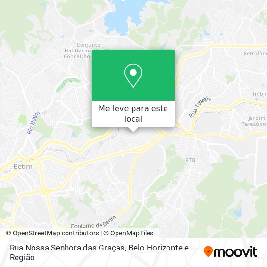 Rua Nossa Senhora das Graças mapa