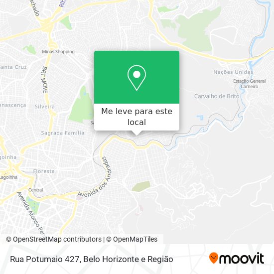 Rua Potumaio 427 mapa