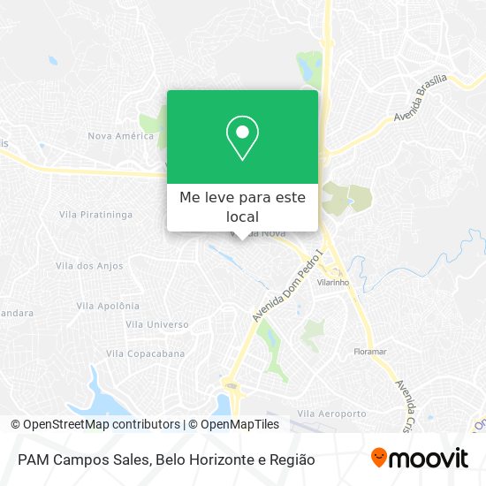 PAM Campos Sales mapa