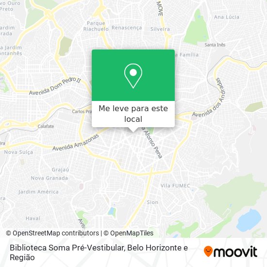 Biblioteca Soma Pré-Vestibular mapa