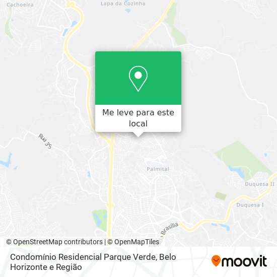 Condomínio Residencial Parque Verde mapa