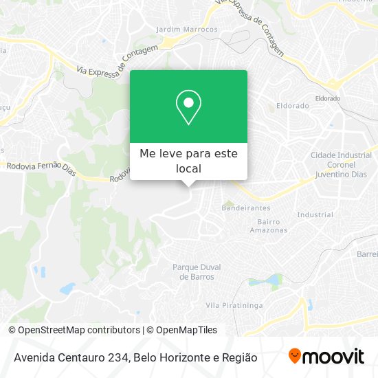 Avenida Centauro 234 mapa