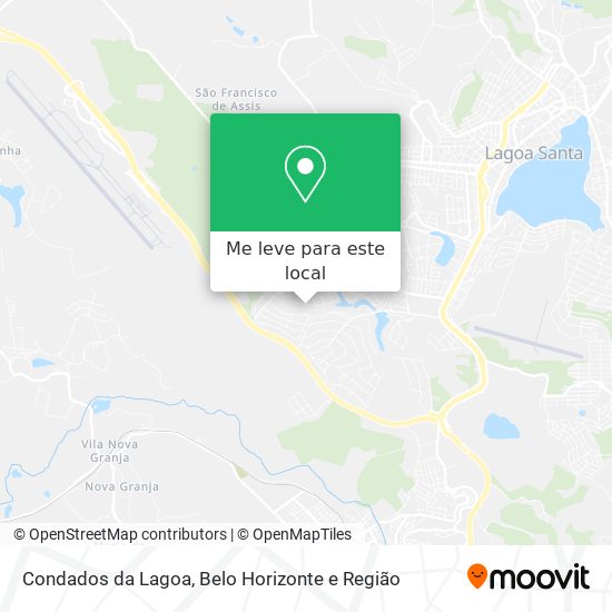 Condados da Lagoa mapa