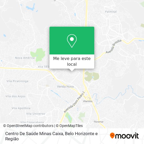 Centro De Saúde Minas Caixa mapa