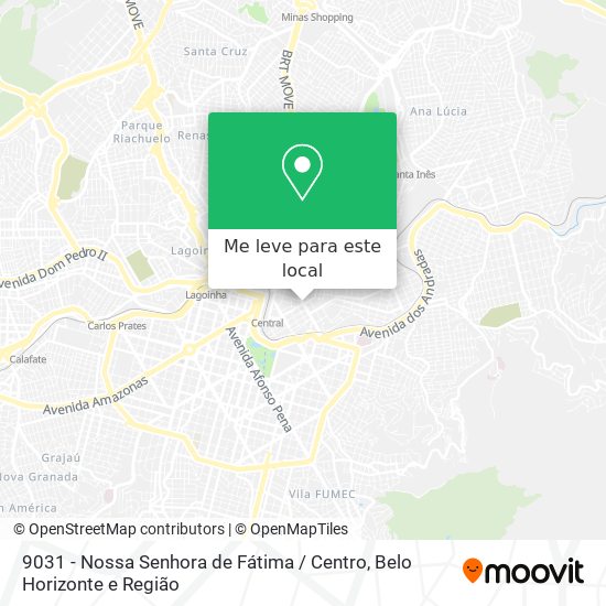 9031 - Nossa Senhora de Fátima / Centro mapa