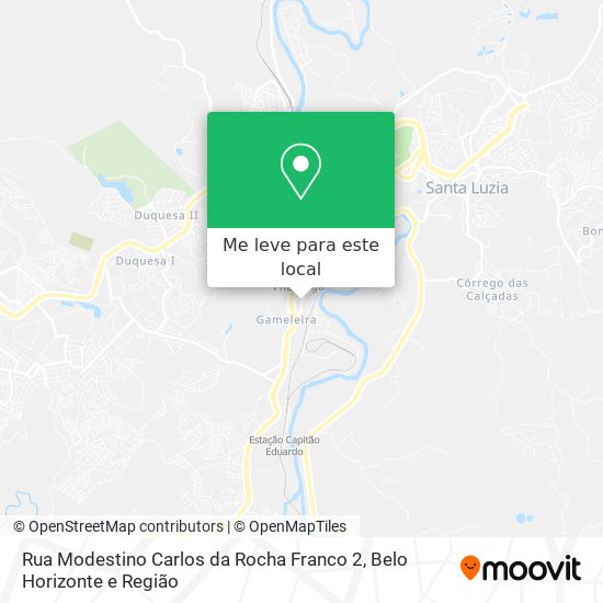 Rua Modestino Carlos da Rocha Franco 2 mapa