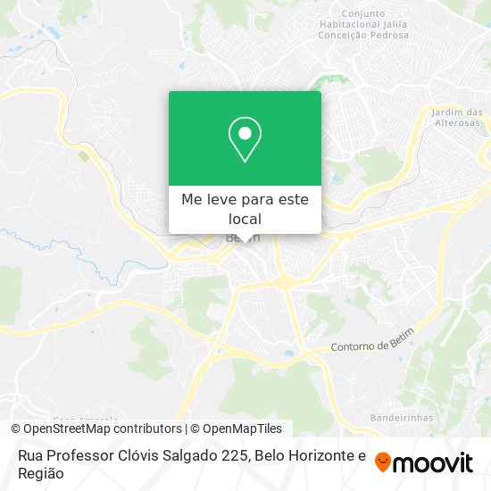 Rua Professor Clóvis Salgado 225 mapa