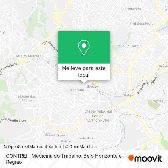 CONTREI - Medicina do Trabalho mapa