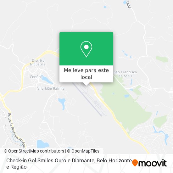 Check-in Gol Smiles Ouro e Diamante mapa