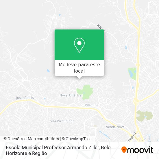 Escola Municipal Professor Armando Ziller mapa