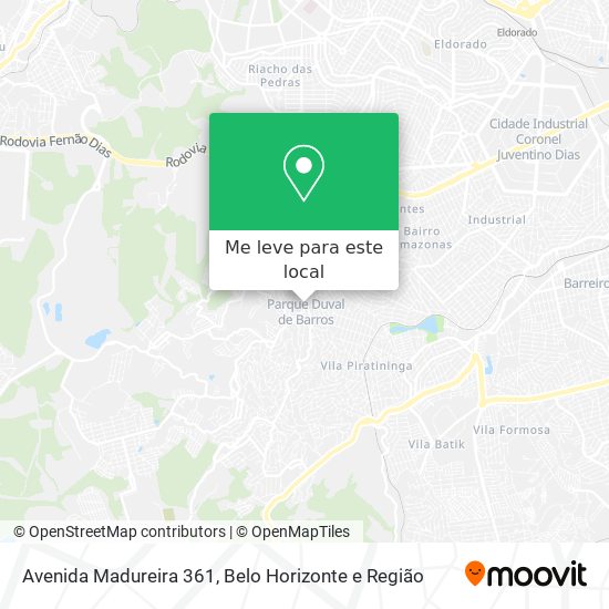 Avenida Madureira 361 mapa