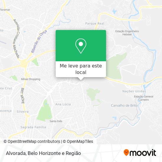 Alvorada mapa