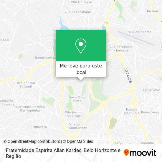 Fraternidade Espírita Allan Kardec mapa