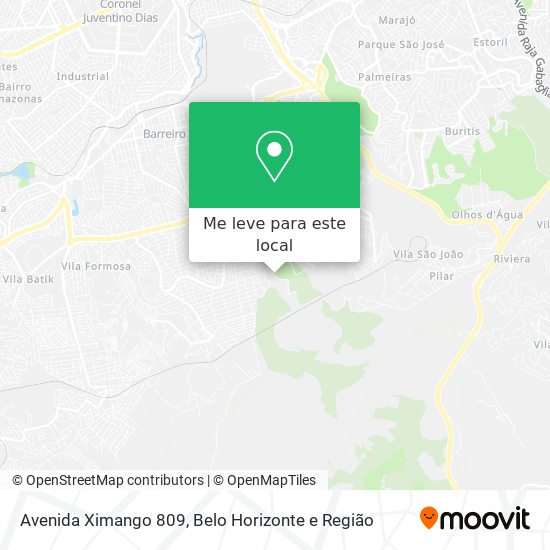 Avenida Ximango 809 mapa