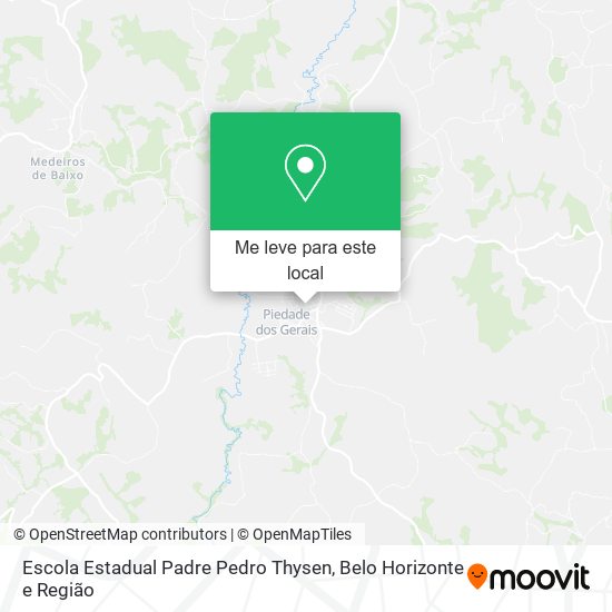 Escola Estadual Padre Pedro Thysen mapa