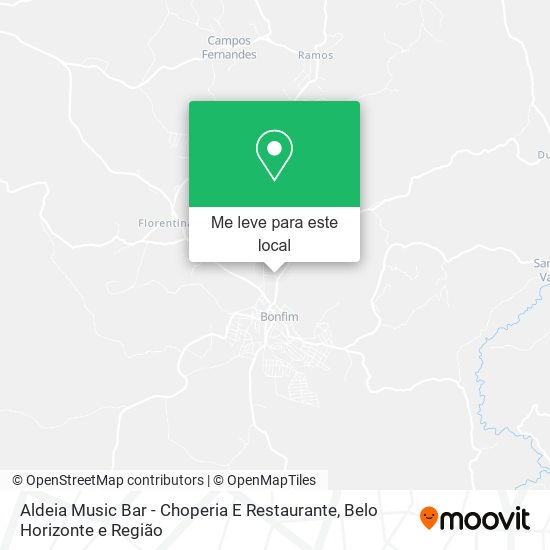 Aldeia Music Bar - Choperia E Restaurante mapa