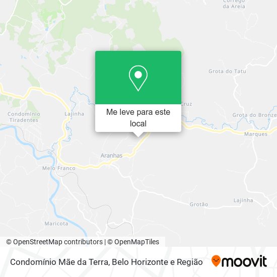 Condomínio Mãe da Terra mapa