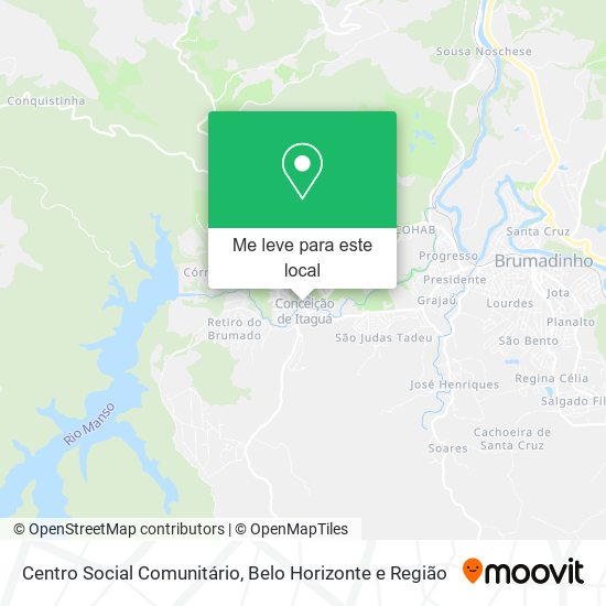 Centro Social Comunitário mapa